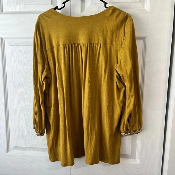 J. Jill Beaded & Embroidered Tunic Top Med - Picture 5 of 7